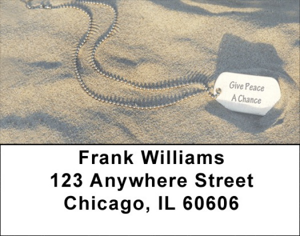 Give Peace A Chance Address Labels | LBZPRO-36