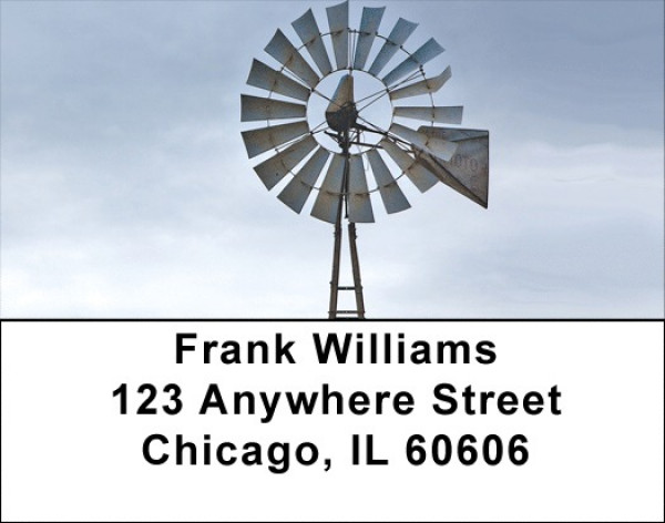 Midwest Windmills Address Labels | LBZSCE-06