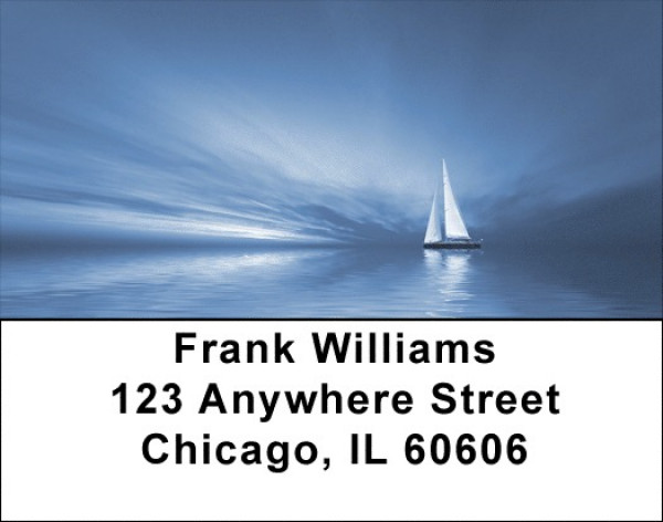 Beachy Blues Address Labels | LBZSCE-20
