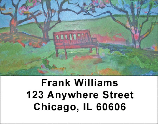 Benches Address Labels | LBZSCE-45