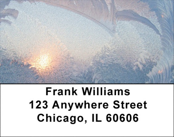Frosty Windows Address Labels | LBZSCE-66