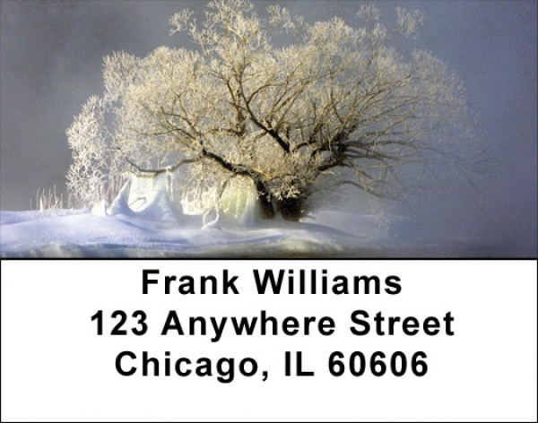 Snowy Winters Address Labels | LBZSCE-67