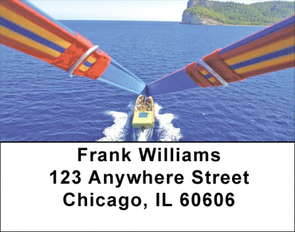 Parasailing Address Labels | LBZSPO-22