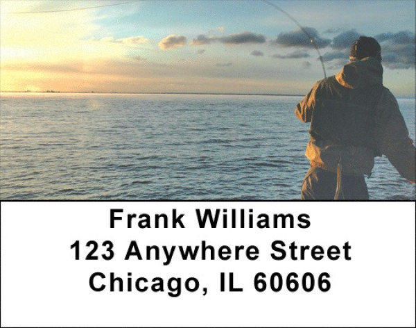Fishing Address Labels | LBZSPO-23