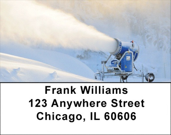 Grooming The Snow Address Labels | LBZSPO-53