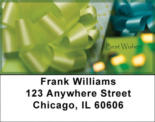 Best Wishes Address Labels | LBZXMS-23