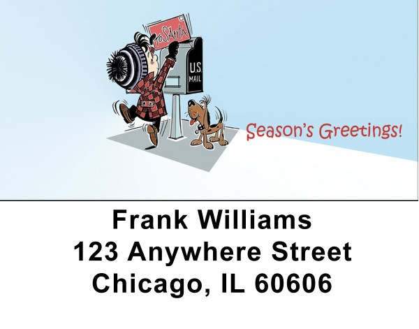 To Santa Address Labels | LBZXMS-52