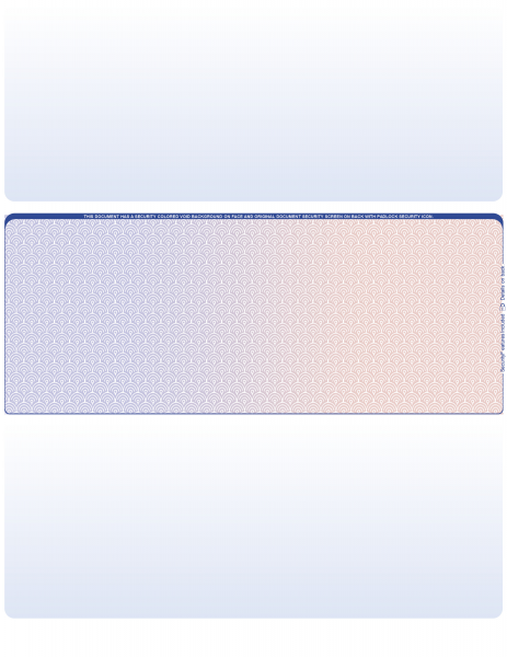 Blue Red Blank Middle Laser Checks | LMC-BLA-BR
