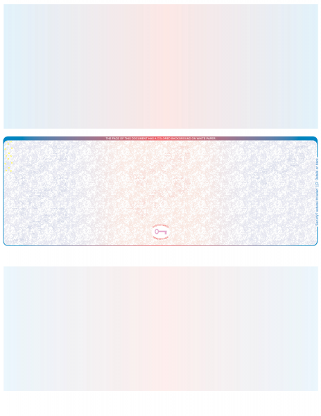 Blue Red Blank High Security Middle Laser Checks | LMCHS-BLA-BR