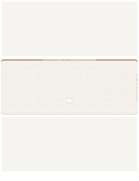 Tan Safety Blank High Security Middle Laser Checks | LMCHS-BLA-OS
