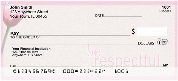 Be Respectful Personal Checks | NAT-11