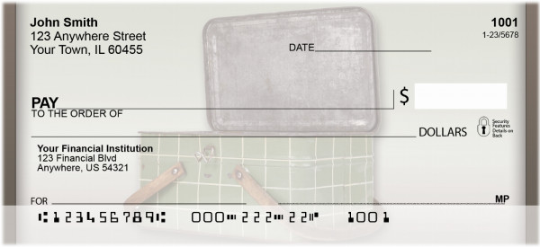 Vintage Lunchboxes Personal Checks | QBA-01