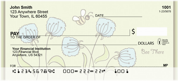 Bee There Personal Checks | QBA-28
