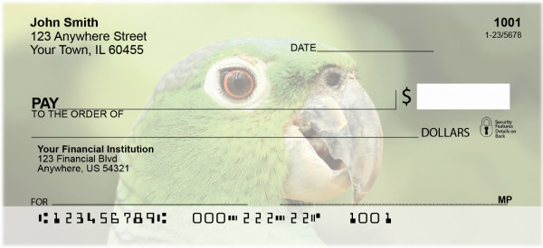 Parrot Party Personal Checks | QBA-51