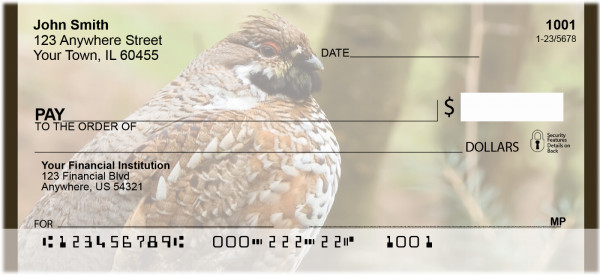 Quail Time Personal Checks | QBA-57