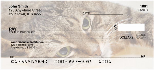 Cat Nap Personal Checks | QBA-85