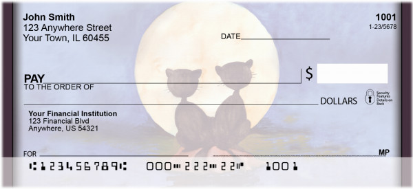 Catty Couples Personal Checks | QBA-86
