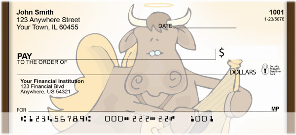 Funky Angel Or Devil Personal Checks | QBB-05