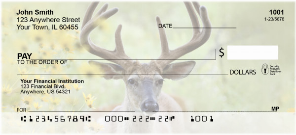 Deer Racks Personal Checks | QBB-18