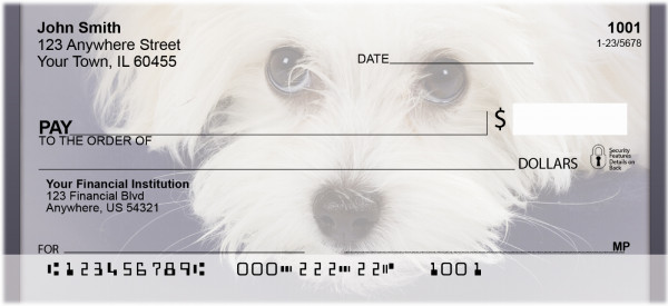 Bichon Personal Checks | QBB-26