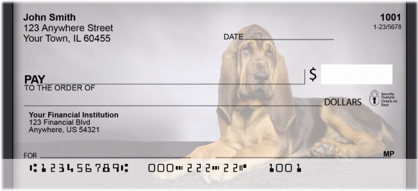 Bloodhounds Personal Checks | QBB-28