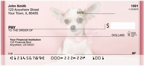 Chihuahua Princess Personal Checks | QBB-39