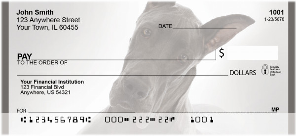 Great Dane Personal Checks | QBB-60