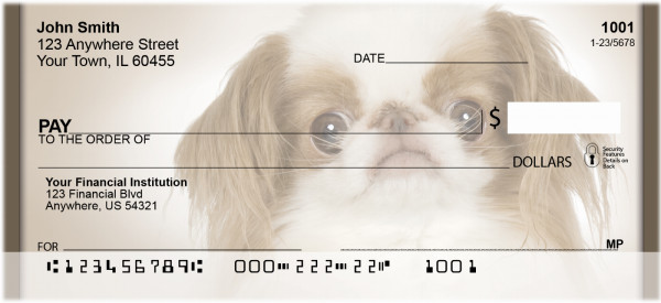 Japanese Chin Personal Checks | QBB-64
