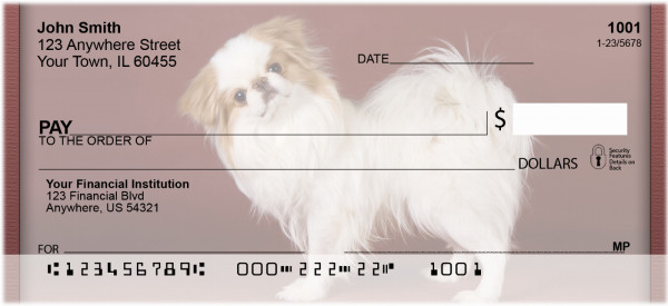 Japanese Chin Portrait Personal Checks | QBB-65