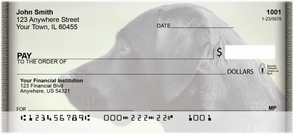 Black Labs Personal Checks | QBB-66