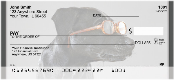 Smart Labrador Personal Checks | QBB-71