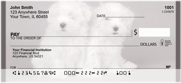 Maltese Personal Checks | QBB-74
