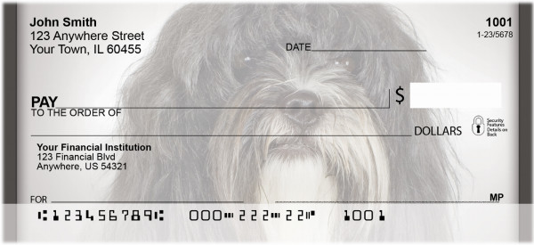 Tibetan Terriers Personal Checks | QBB-99