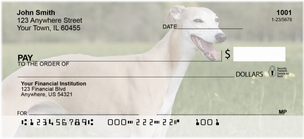 Whippets Personal Checks | QBC-01