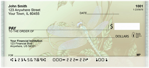 A dragonfly World Personal Checks | QBC-04