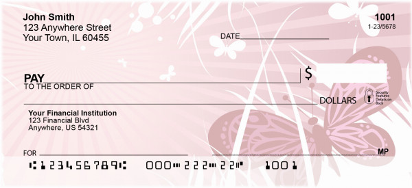 Winged Blessings Personal Checks | QBC-14