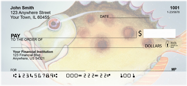 Tropical Artistic Fish Personal Checks | QBC-46