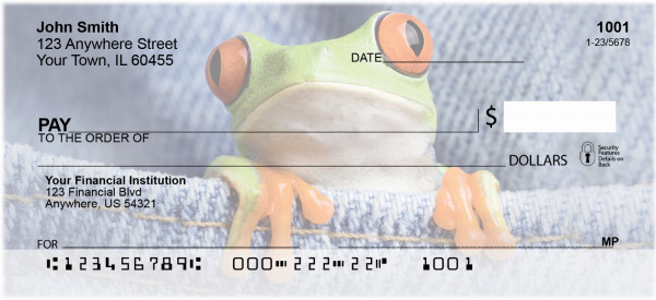 Frog In Your Pocket Personal Checks | QBC-50