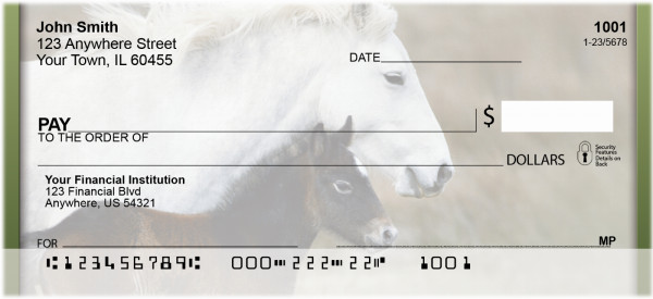 Horse Lovers Personal Checks | QBC-63