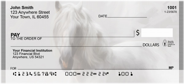 Magical Stallion Personal Checks | QBC-73