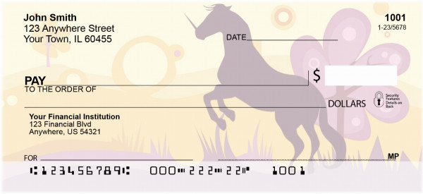 Wild And Free Fantasy Personal Checks | QBC-74
