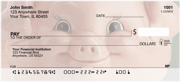 Pig Out Personal Checks | QBD-09
