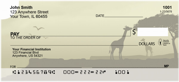 Moons Over Africa Personal Checks | QBD-22