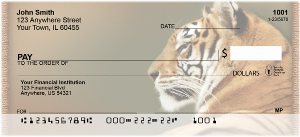 Wild As A Tiger Personal Checks | QBD-39