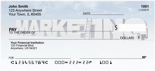 Over The Top Marketing Personal Checks | QBD-52