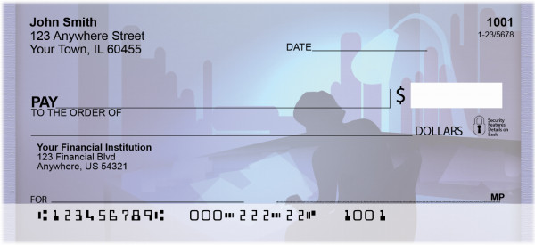 Burning The Midnight Oil Personal Checks | QBD-90