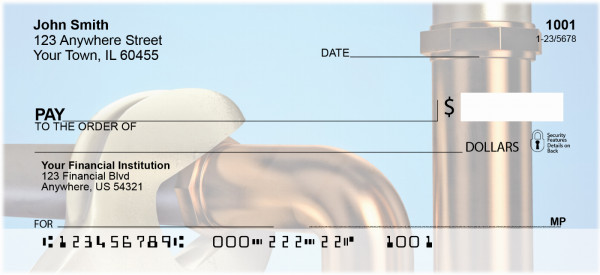 Plumbing Pipes Personal Checks | QBD-91