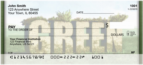 Grow Green Personal Checks | QBE-15