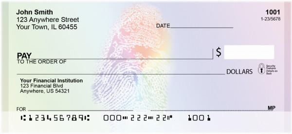Colorful Identity Personal Checks | QBE-21