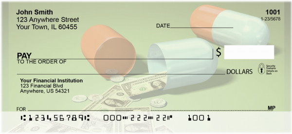 High Prescription Drug Costs Personal Checks | QBE-32